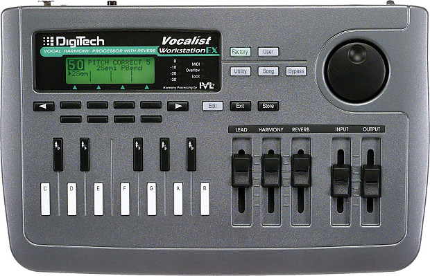 激レア！digitech vocalist work station EX DigiTech Vocalist Workstation EX Harmony Processor | Reverb