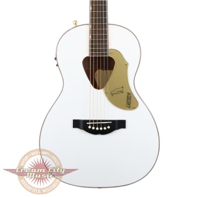 Gretsch G5021WPE Rancher Penguin Parlor Acoustic Electric in White image 1