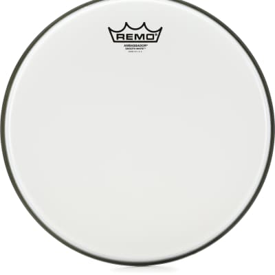 Remo Ambassador Smooth White Drumhead - 12-inch image 1