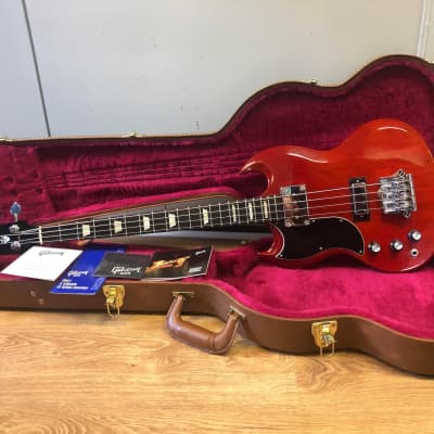 Gibson SG Standard Bass Left Handed Heritage Cherry 2018 image 1