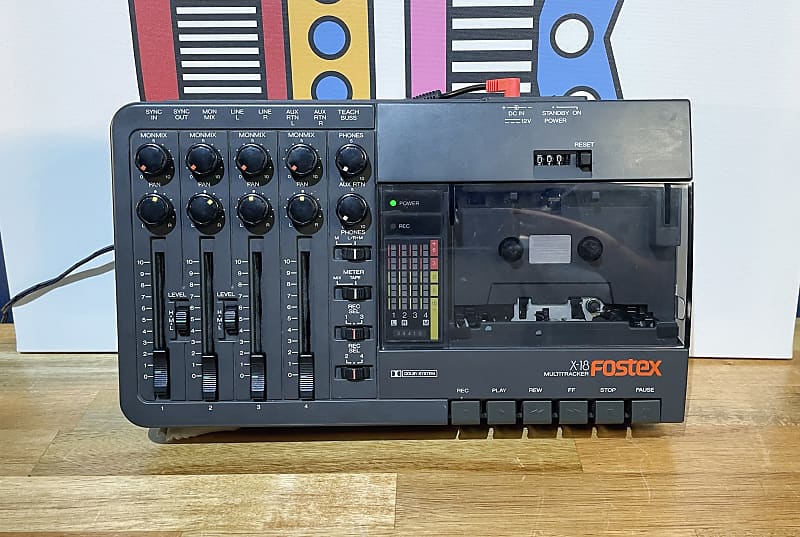 Rare] Fostex X-18 4-Track Multitrack Cassette Recorder | Reverb