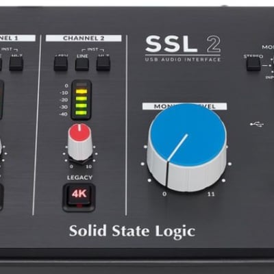 Solid State Logic SSL 2 USB Audio Interface 2020 - Present - Black