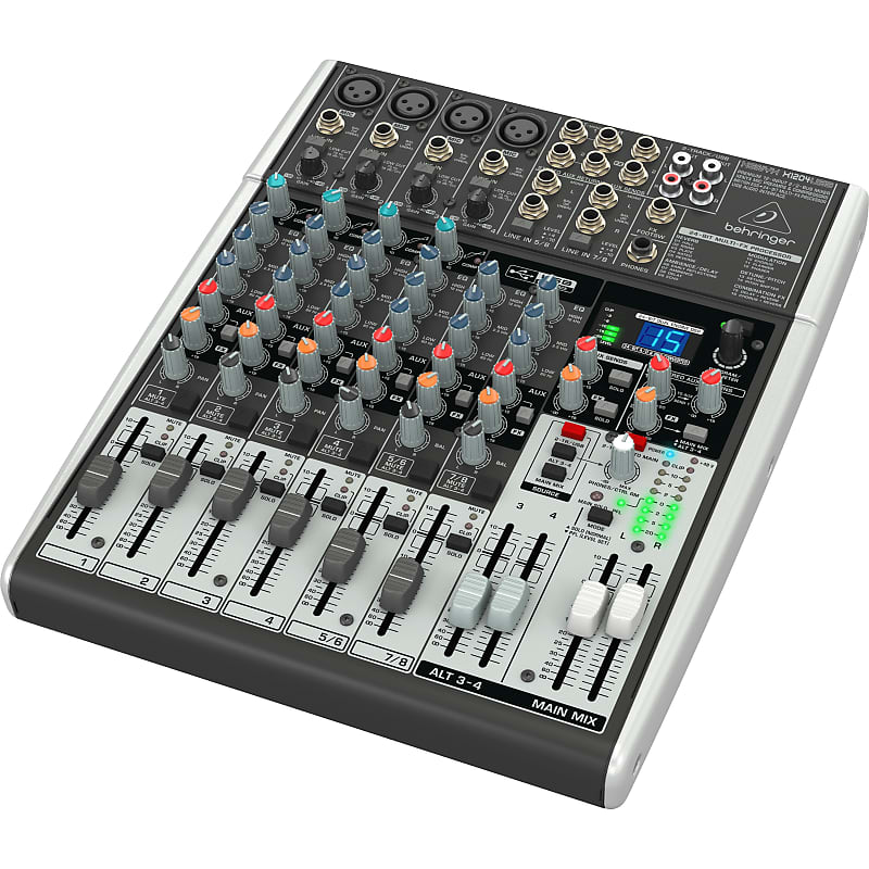 Behringer XENYX X1204USB PA and studio mixer Reverb