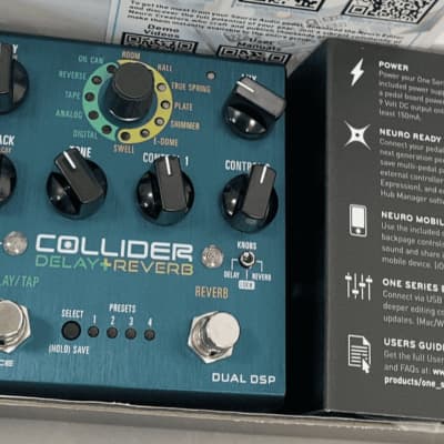 Source Audio Collider Stereo Delay+Reverb Pedal