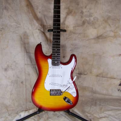 Unbranded Strat Style Guitar 2010s? Sunburst image 1