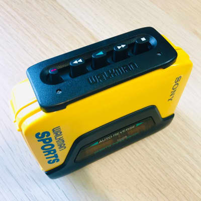 Sony WM-A53 [COLLECTIBLE] Walkman Cassette Player, Awesome Yellow