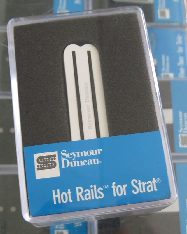 Seymour Duncan Hot Rails for Strat Bridge White SHR-1b image 1