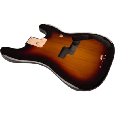 Genuine Fender Standard Series Precision Bass Alder Body, Brown Sunburst image 2