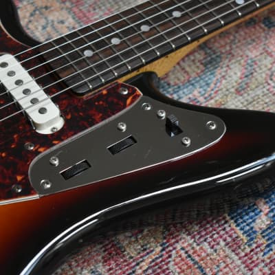 1998 Fender Japan “Order” JG66 Jaguar Left-Handed Sunburst, CIJ, Limited, Offset image 8