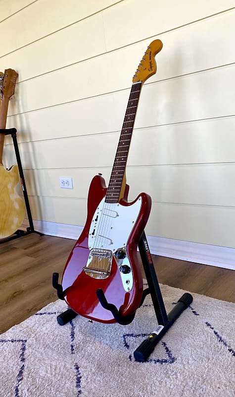 超安い】 Squier Red Apple Candy Mustang エレキギター - www