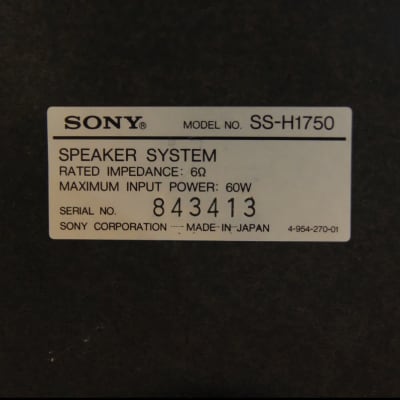 Sony SS-H1750 Speakers - Black image 3