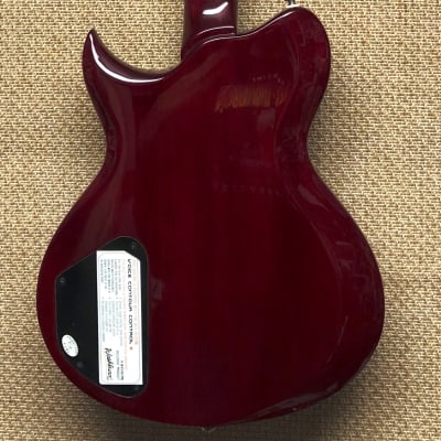 2000’S Washburn WI64 Idol Sold Body Electric Guitar, VCC, Mahogany, Jumbo Frets, Red image 8