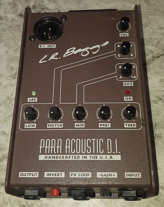 LR Baggs Para Acoustic DI Direct Box 2010s - Brown | Reverb