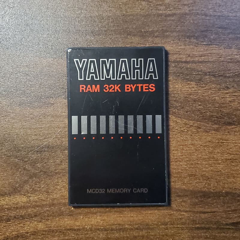 国産品 card memory data MCD32 Yamaha 32k battery new (tested, RAM 鍵盤楽器