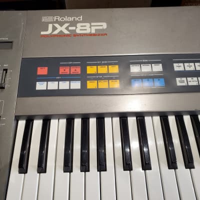 Roland JX-8P Vintage 61-Key Polyphonic Analog MIJ Synthesizer Keyboard 1980s Japan Pro Serviced image 2