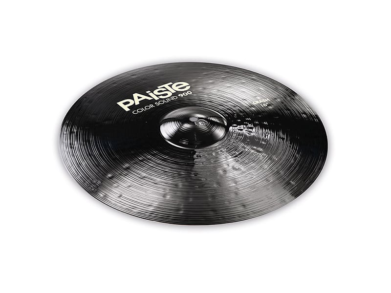 Paiste 900 Series Color Sound Black 16 Crash Cymbal image 1