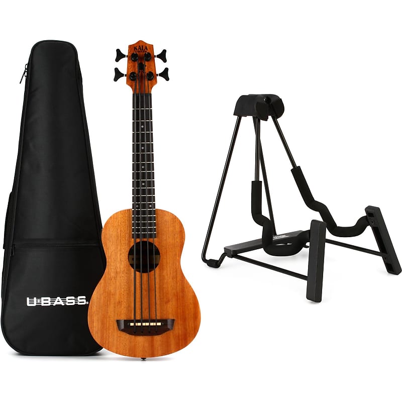 Kala UBass Nomad AcousticElectric Bass Guitar with Stand Reverb