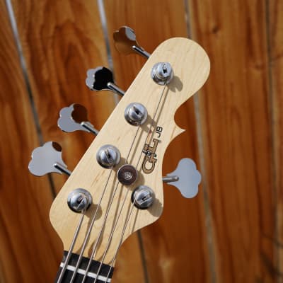 G&L USA JB-5 || Vintage Natural ||  Lined/FRETLESS || 5-String Bass w/ Case (2021) image 6