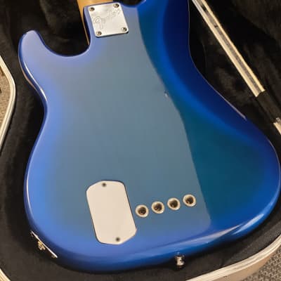 Fender Precision Bass Deluxe RW Fretboard 1995 Blue Burst image 5