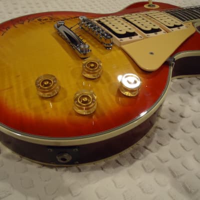 ULTRARARE,ONE-Of-A-KIND"SIGNED"Gibson Ace Frehley KISS Les Paul Cherry Sunburst Guitar,ClosetClassic image 9