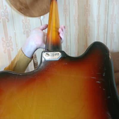 Musima De Luxe 25v Vintage Bass Guitar Jazz Master Jaguar Rare Ddr Gdr Ussr image 8