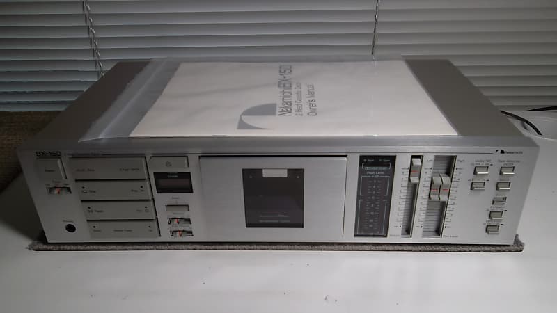 1984 Nakamichi BX-150 Silverface Stereo Cassette Deck Serviced New Belts Tire 02-2022 Excellent #701 image 1