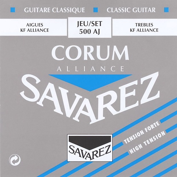 Savarez 500AJ Alliance Corum Classical Guitar Strings - High Tension image 1