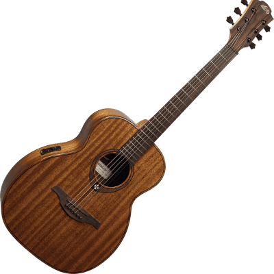 Lag Travel-KAE | All Khaya Wood Acoustic / Electric Travel Guitar with Gig Bag. New with Full Warranty! image 2