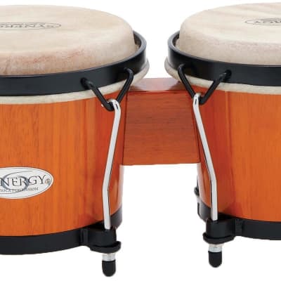Toca Percussion Synergy Wood Bongos - Amber image 1