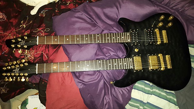Rogue double neck shop guitar