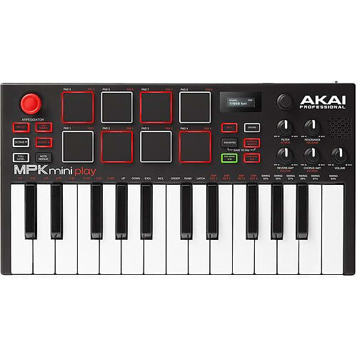 AKAI MPK mini play 25鍵 MIDIコントローラー MPKminiMKIII_gray_angle_web-1-