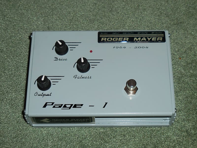 Roger Mayer Page - 1 Classic ファズ　fuzz Roger Mayer Page - 1 Classic ファズ fuzzオリジナル