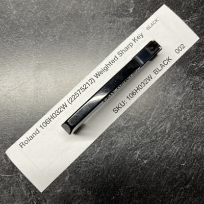ORIGINAL Roland Replacement Weighted SHARP/BLACK Key (106H032W) for D-50, JX-8P, JX-10, Juno-2, etc (SK-361 keybeds)