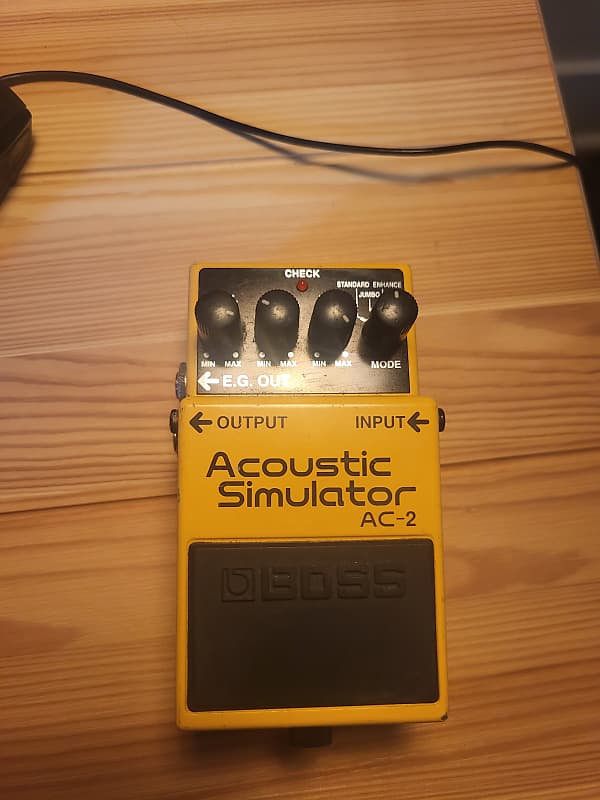 Boss AC-2 Acoustic Simulator (Silver Label) 1997 - 2006 - Yellow image 1