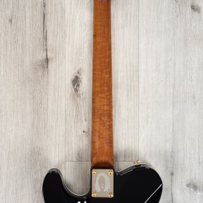 Suhr Mateus Asato Classic T Guitar, 3A Roasted Birdseye Maple Fretboard, Black image 16