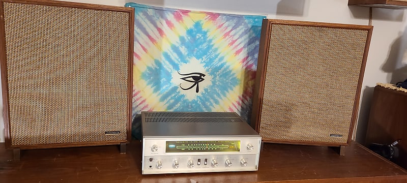 Fully Restored Lafayette LR-400 Stereo AM/FM/MPX All Tube Receiver & Matching Lafayette Speakers! image 1
