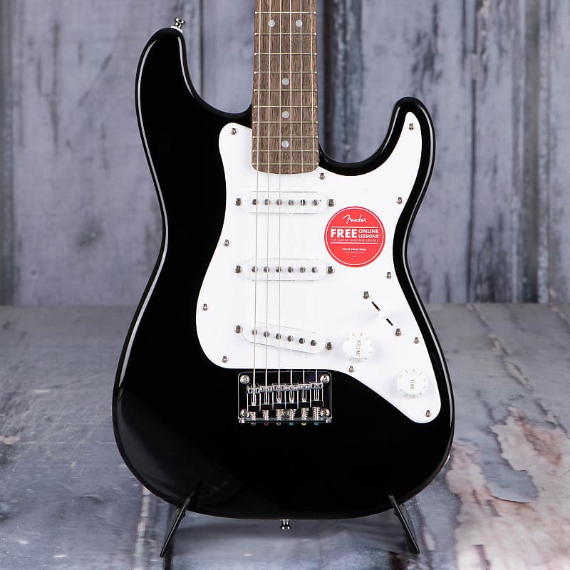 Squier Mini Stratocaster, Black image 1