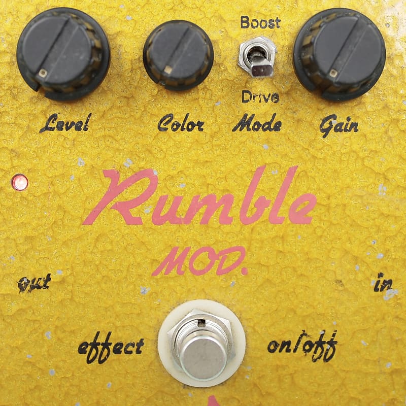 HAO Rumble Mod. Overdrive Guitar Effect Pedal 1103RMoD0620