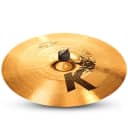 Zildjian 17" K Custom Series Hybrid Crash Thin Drumset Cast Bronze Cymbal with Mid Sound and Small Bell Size K1217