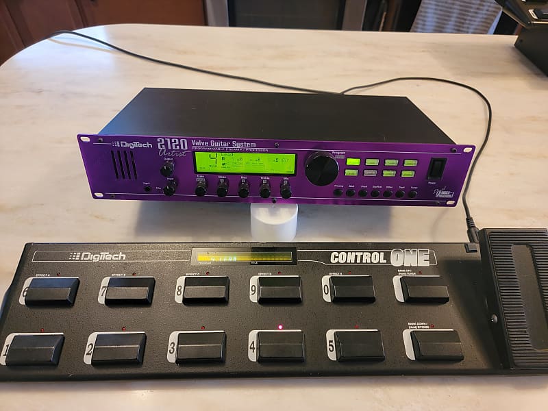 DigiTech 2120 Artist 1999 Purple and Control One Footswitch | Reverb