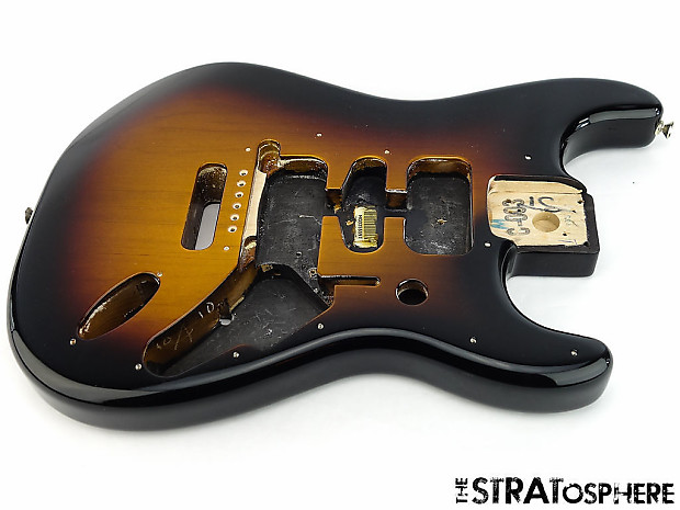 * Fender Roland G-5 VG Stratocaster Strat BODY with Routing RARE! Sunburst #768 image 1