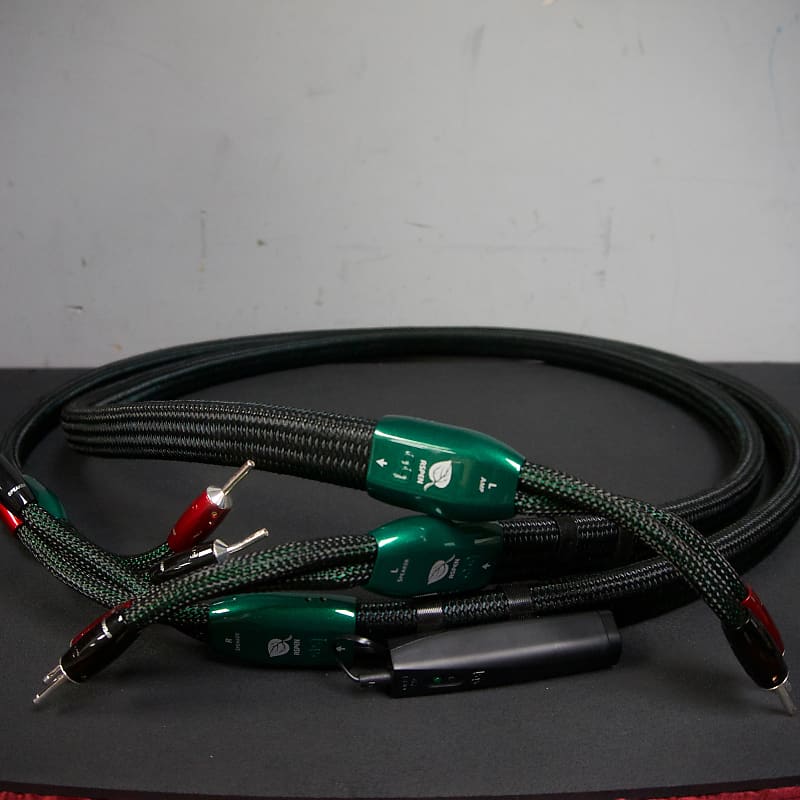 AudioQuest Aspen 6FT Speaker Cable Pair w/ Banana Plugs Reverb