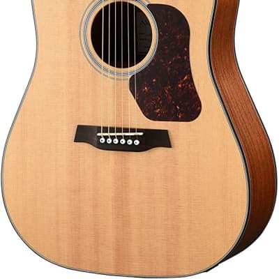 Walden D550CE Natura Solid Spruce Top Dreadnought Acoustic Cutaway-Electric Guitar - Open Pore Satin Natural for sale