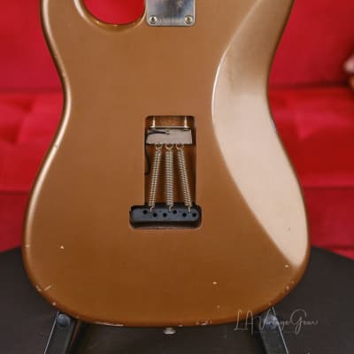 K-Line Springfield S-Style Electric Guitar - In a Relic Firemist Gold Finish #030468! image 7