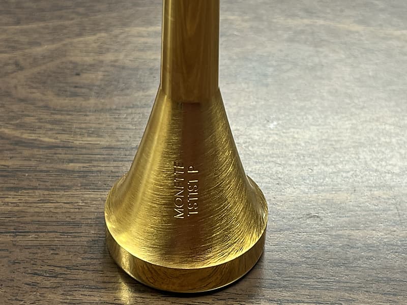 Monette Prana TS11S1 Small Shank Trombone Mouthpiece - 24k Gold