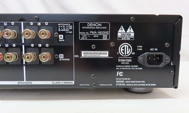 Denon PMA-1600NE Stereo Integrated Amplifier - Amp w/ Remote