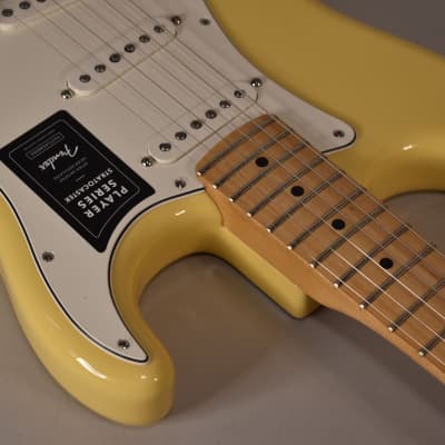 2021 Fender Player Stratocaster Buttercream Finish Electric Guitar image 5