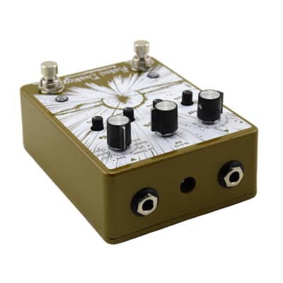 Earthquaker Astral Destiny Octal Octave Reverberation Machine, Russo Music Custom Gold/White image 6