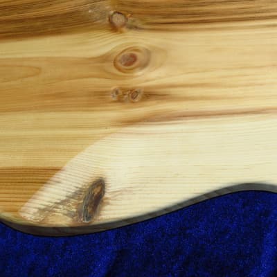 Spalted Maple Top /Aged Pine Strat body Standard Hardtail 3lbs 13oz #2987 image 8