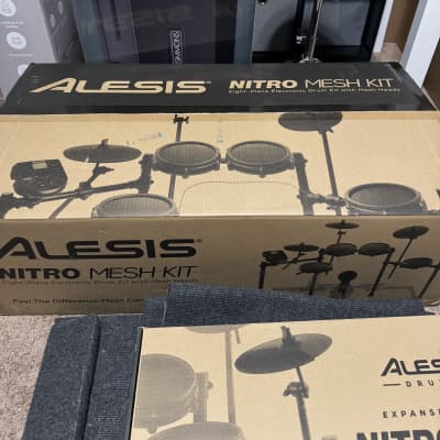 Alesis nitro mesh special edition electronic drum set with simmons deals da25 amp